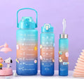 Kit da Garrafa de Água Squeeze Motivacional
